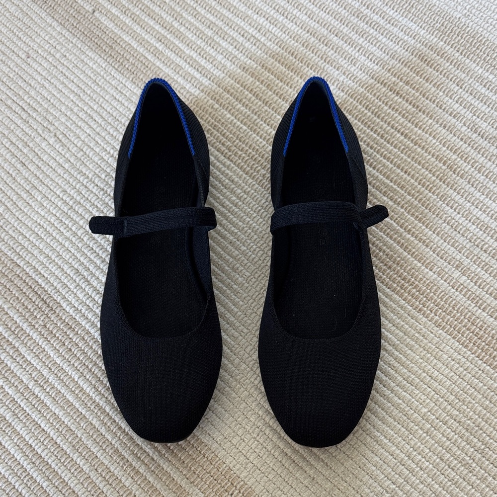 Rothy’s Black Mary Jane Flats